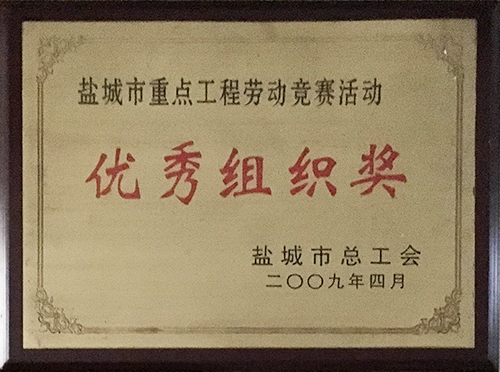2009年4月鹽城市重點(diǎn)工程勞動(dòng)競(jìng)賽活動(dòng)&ldquo;優(yōu)秀組織獎(jiǎng)&rdquo;.JPG